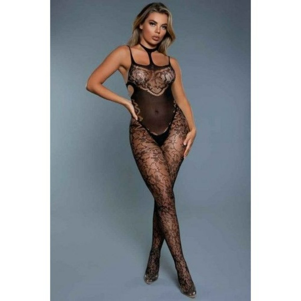 BeWicked Midnight‎ Desire bodystocking NEW